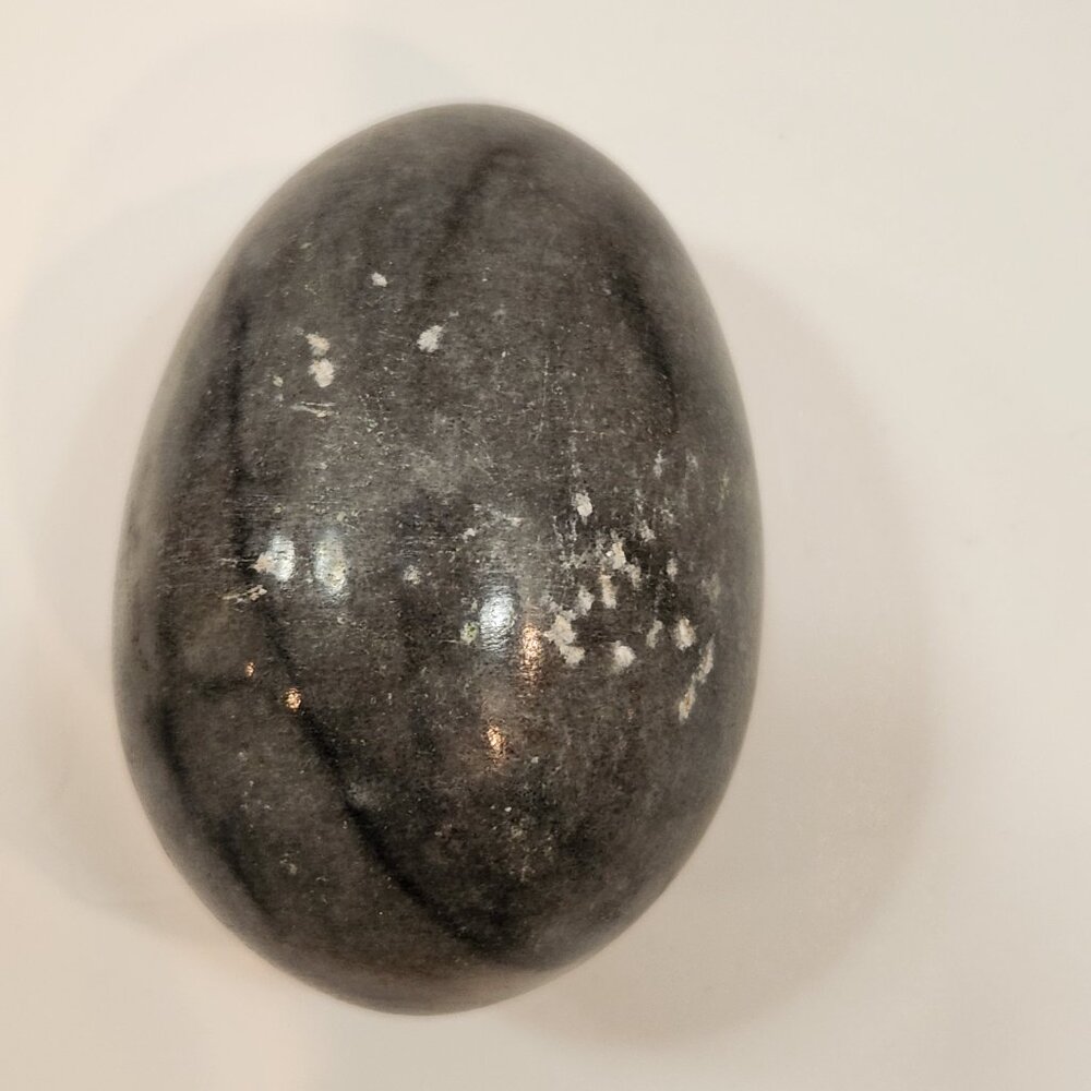 Vintage Marble Alabaster Decorative Stone Eggs Lot Of 5 - Picture 2 of 9